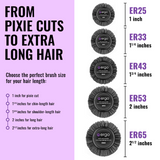 er25 Ionic Ceramic Round Hair Brush